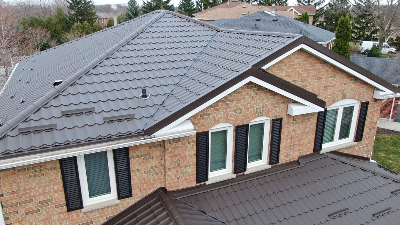 Brown-Steel-Tile-Roof-Mississauga