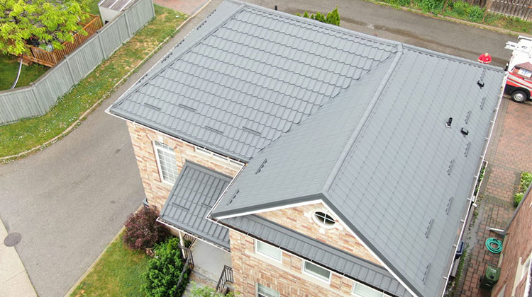 Metal Roofing Installation in North York, Ontario.