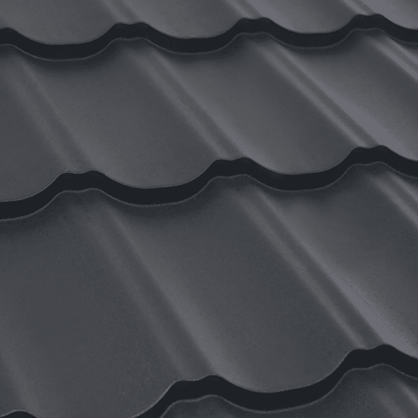 Steel Tile Italian Black Steel Tile Roofing Italian Style in Black